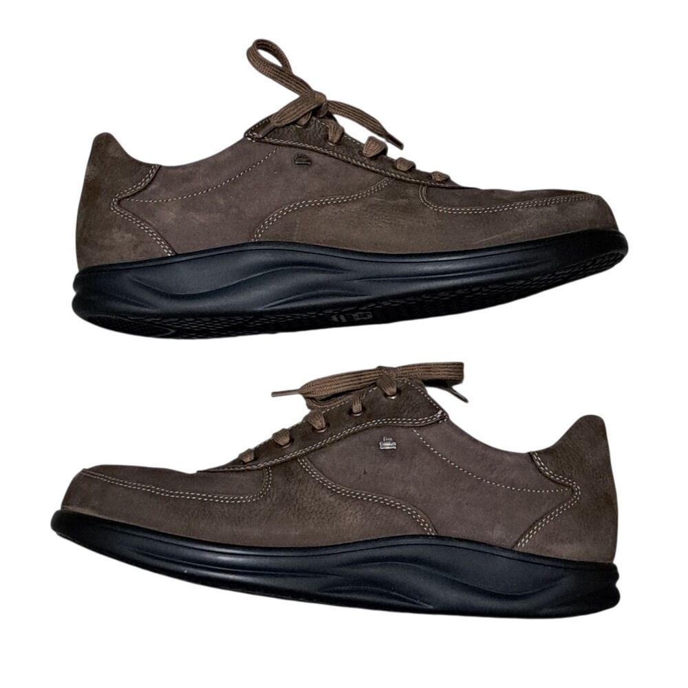 Finn Comfort Made In Germany Lace Up  Womens Comfort Shoes Size 10.5 Brown - Picture 3 of 17